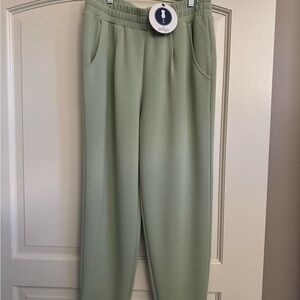 Varley Snow Sage Green Track Pants